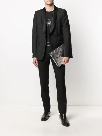 Givenchy single-breasted dinner blazer outlook