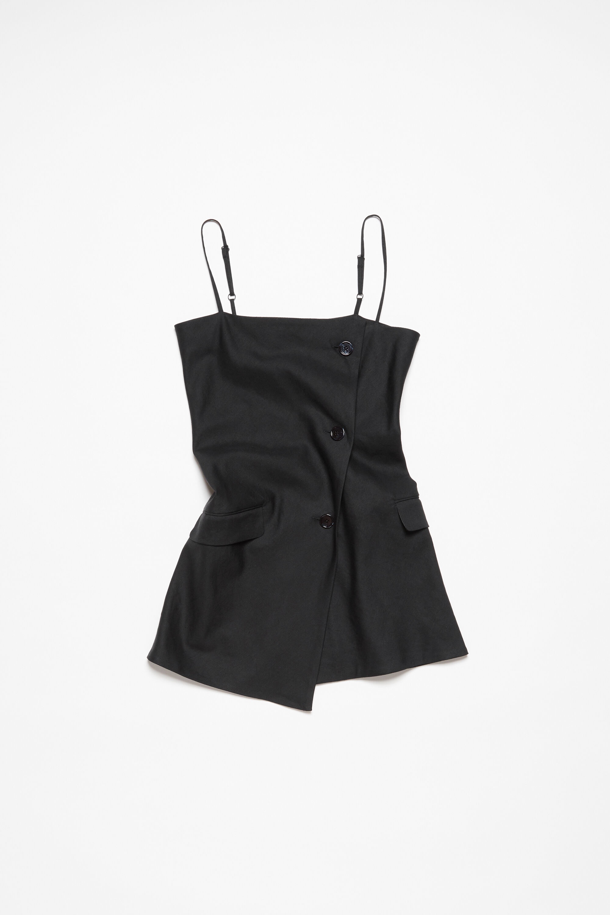 Strap suit top - Black - 6