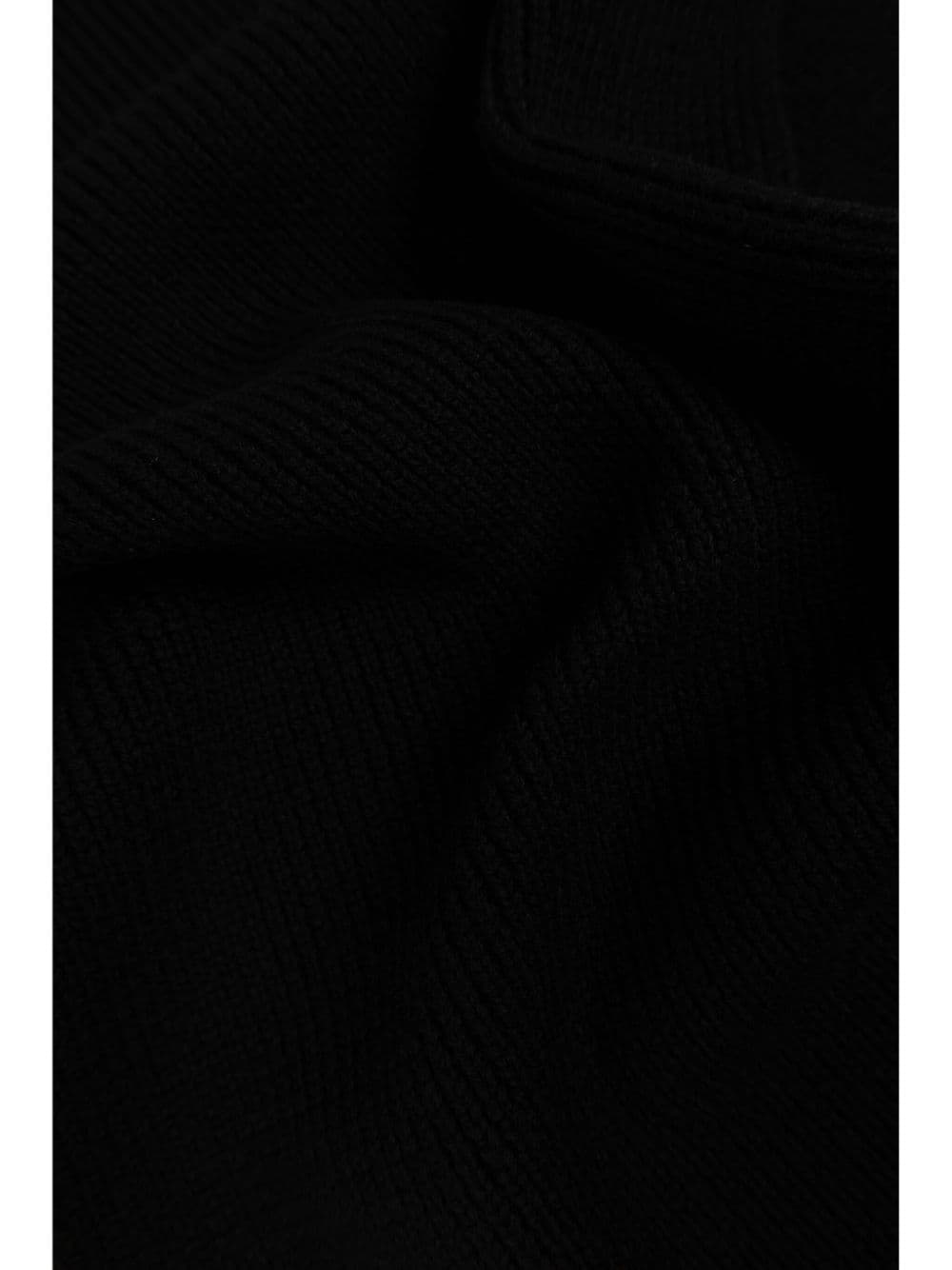 logo-patch scarf - 4