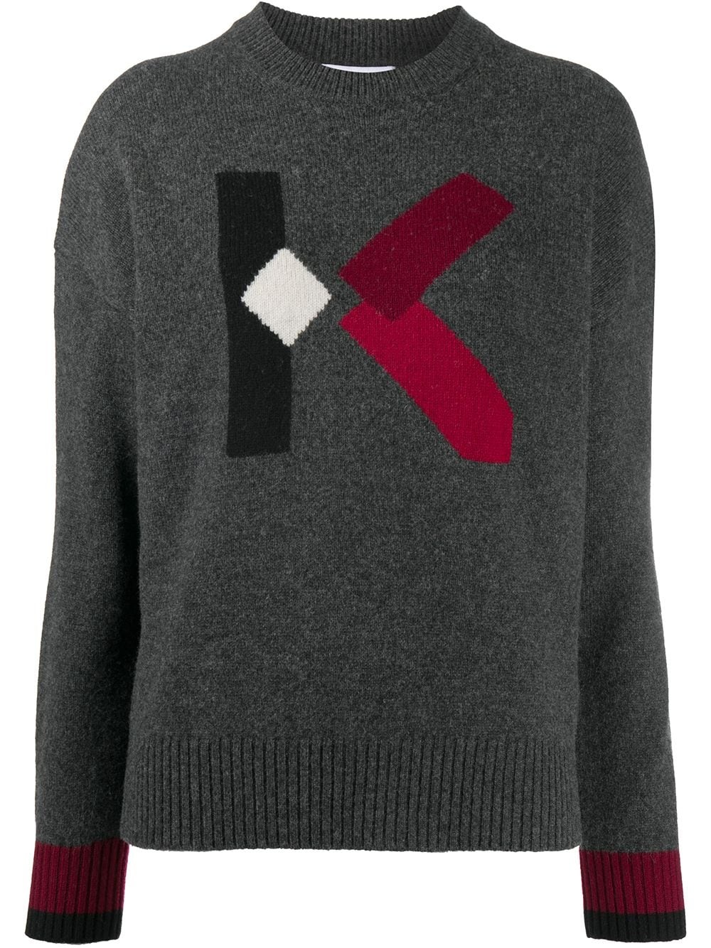 logo embroidered jumper - 1