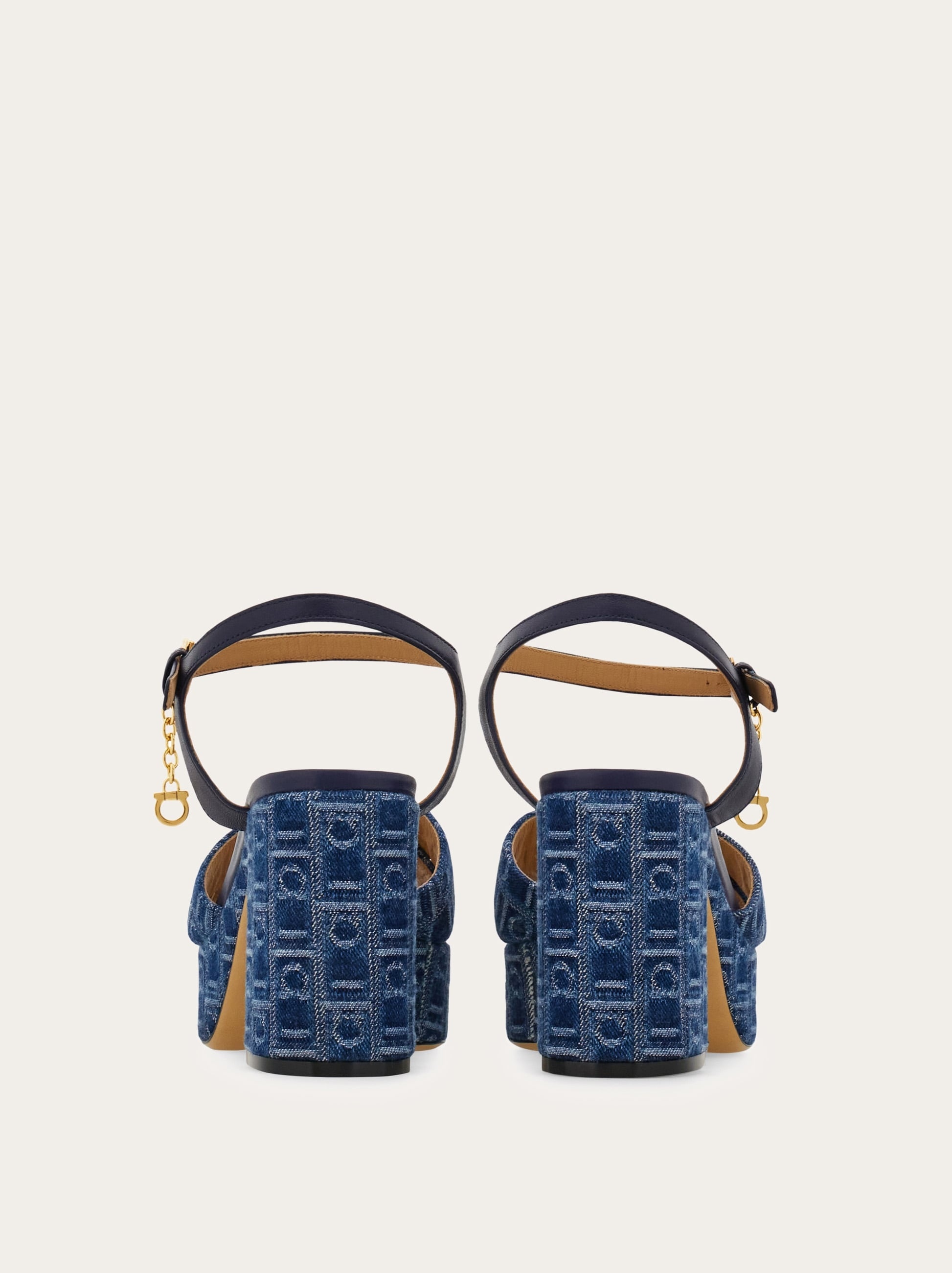 Ferragamo Monogram platform sandal - 4