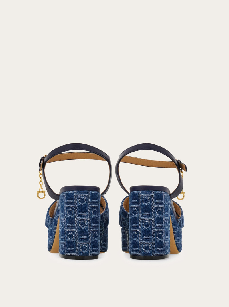 Ferragamo Monogram platform sandal 4