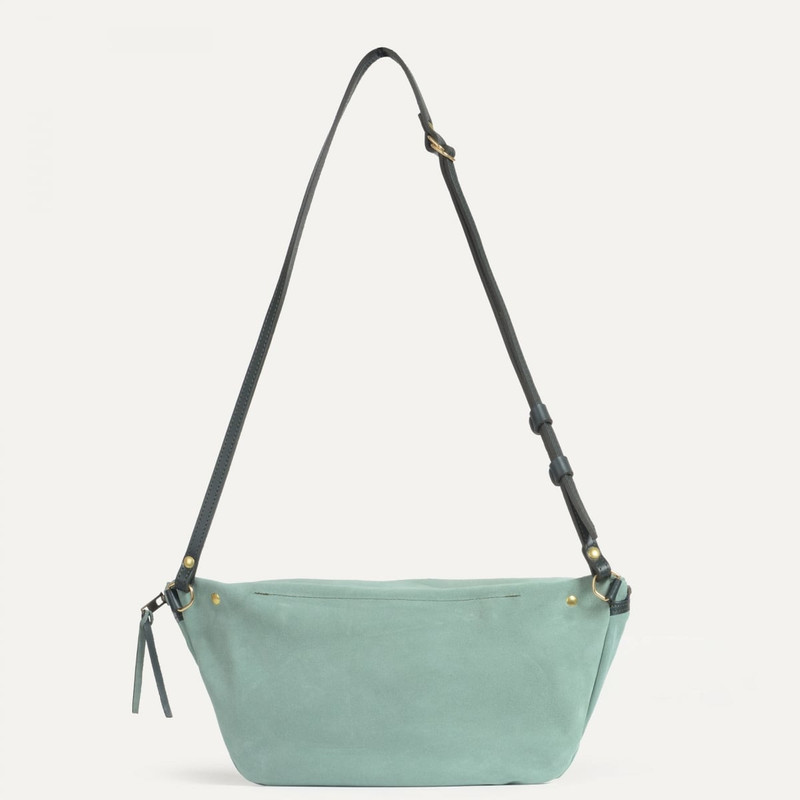 Bleu de Chauffe BEA BELT BAG / SUEDE  -  JADE GREEN outlook