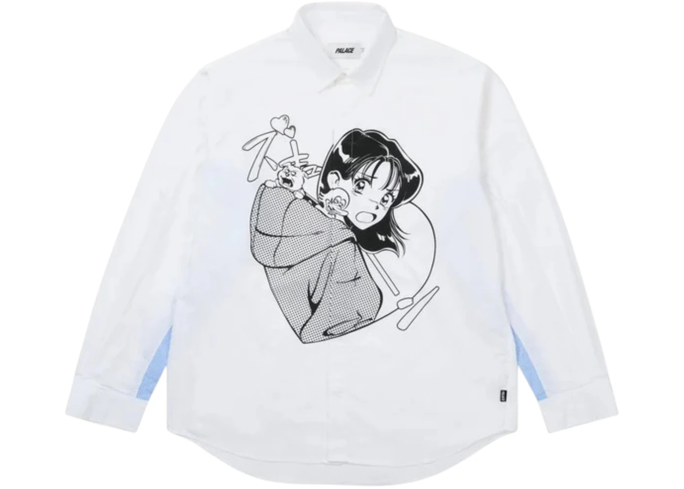 Palace Rear View Shirt White - 1