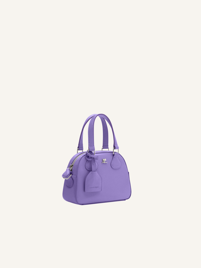 courrèges AC STUD MINI LEATHER BOWLING BAG outlook