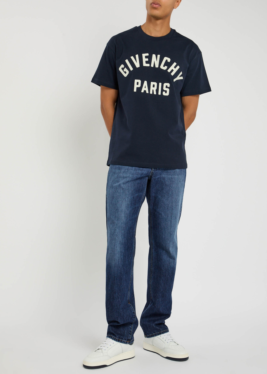 Givenchy Logo-embroidered Straight-leg Jeans - 4