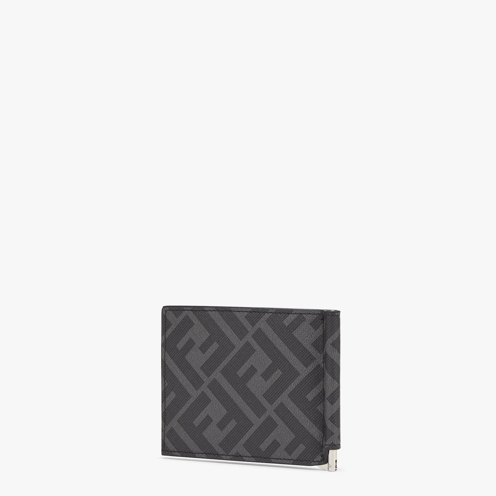 Gray fabric bill clip - 2