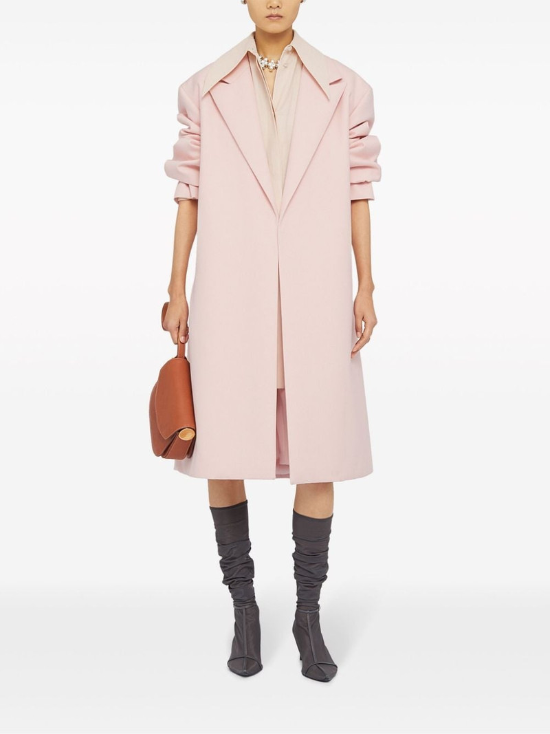 Jil Sander belted peak-lapel coat outlook