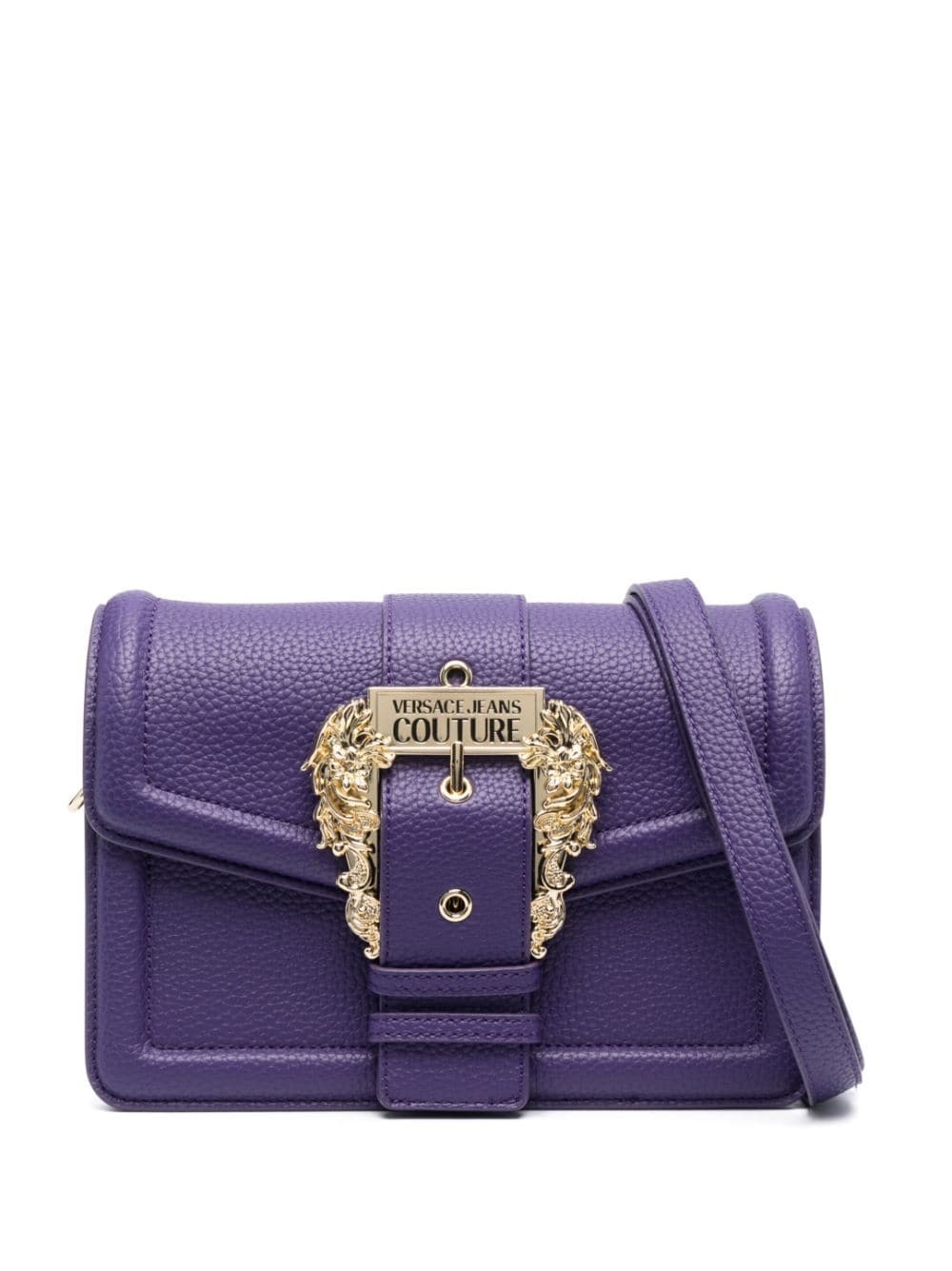 baroque-buckle satchel bag - 1