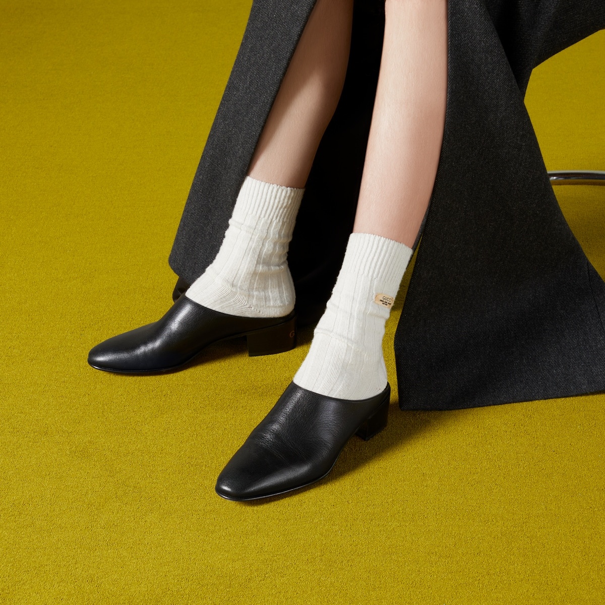 Men's heeled mule - 3