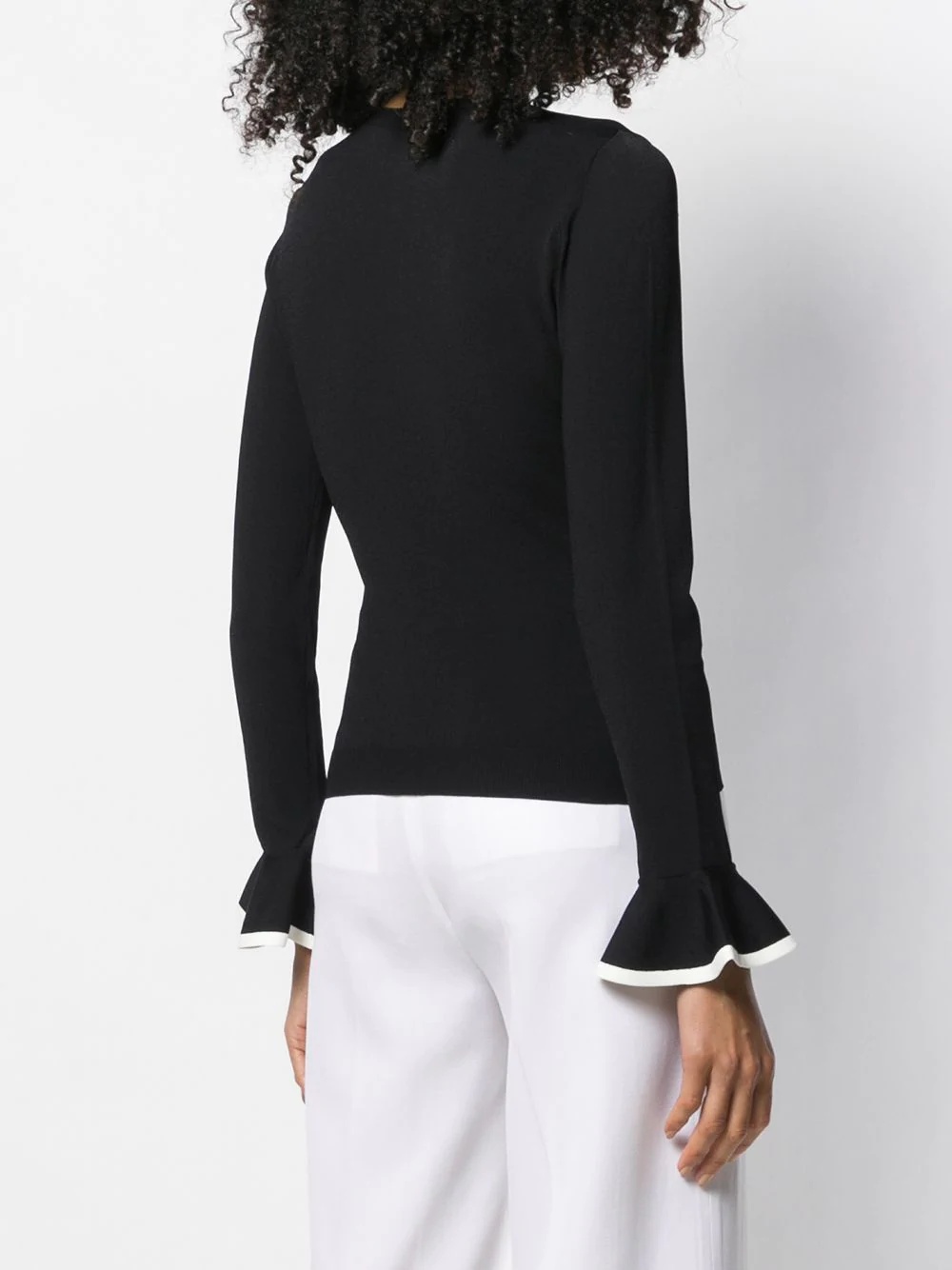 frill sleeve jumper - 4