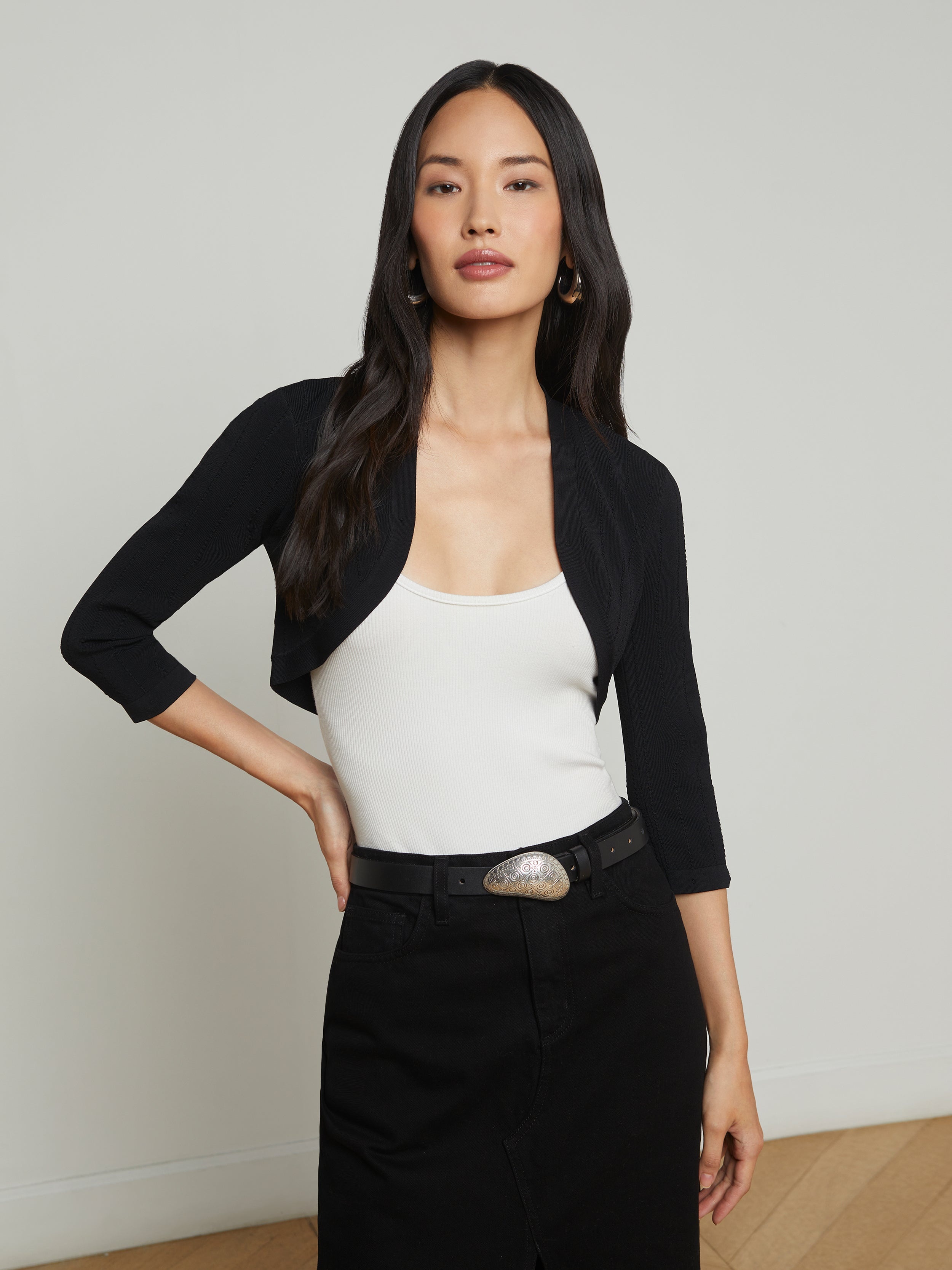Haru Faux Fur Shrug - 6
