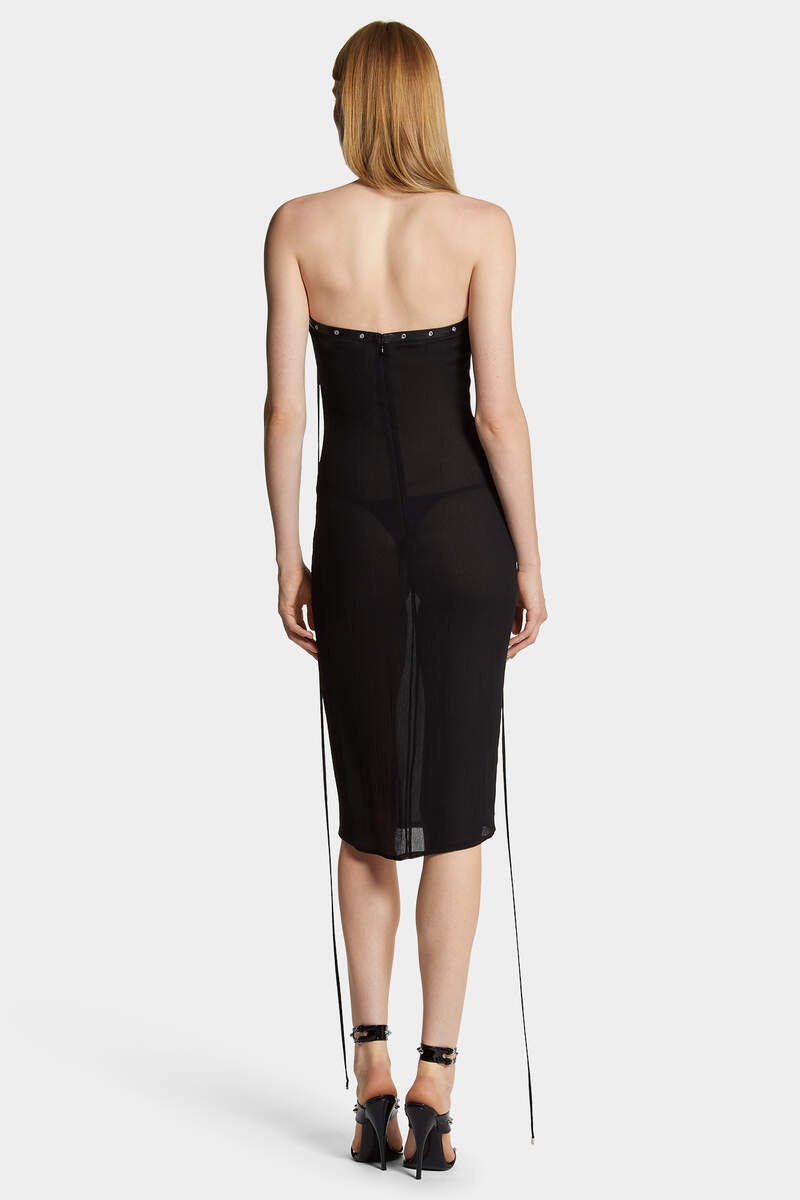 LACE UP DRESS - 4