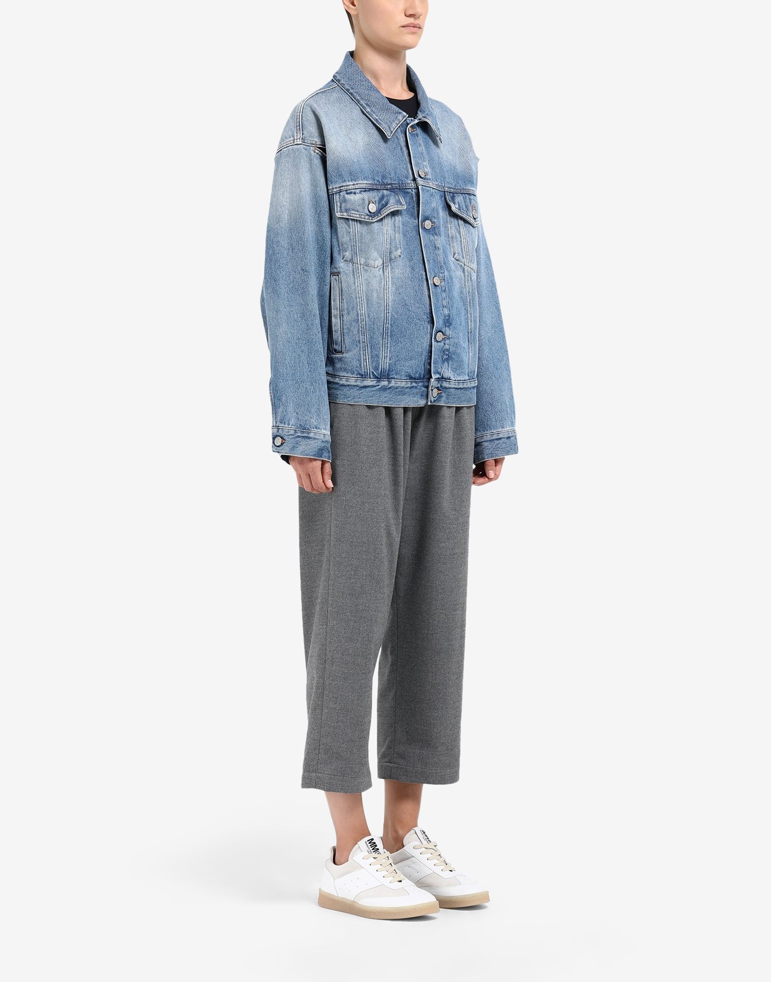 Trompe l'oeil denim jacket - 3