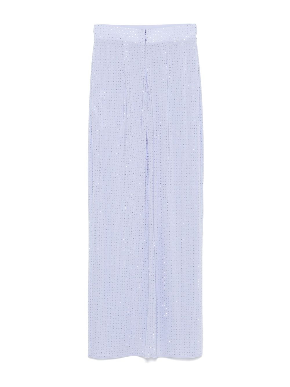 crystal-embellished jersey midi skirt - 2