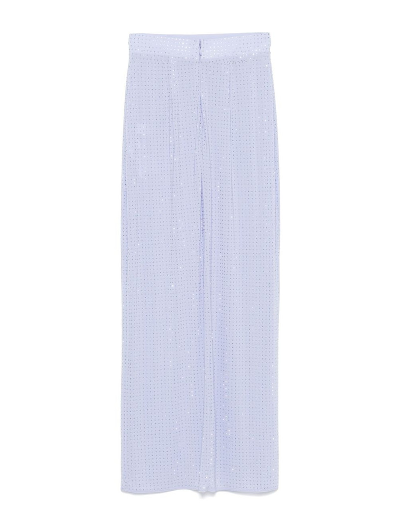 ALEX PERRY crystal-embellished jersey midi skirt outlook
