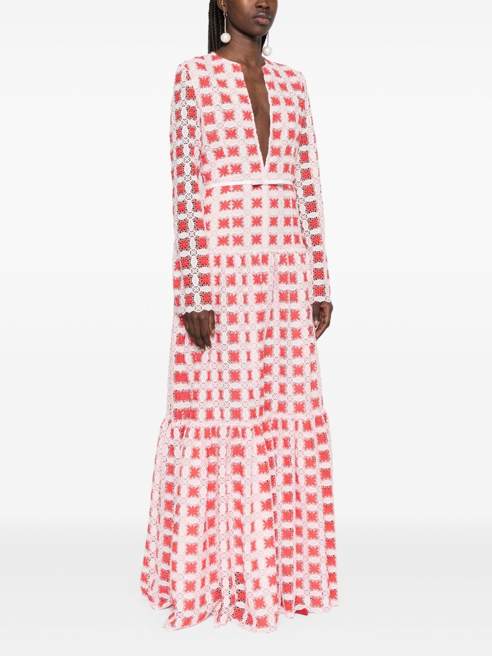 lace maxi dress - 3
