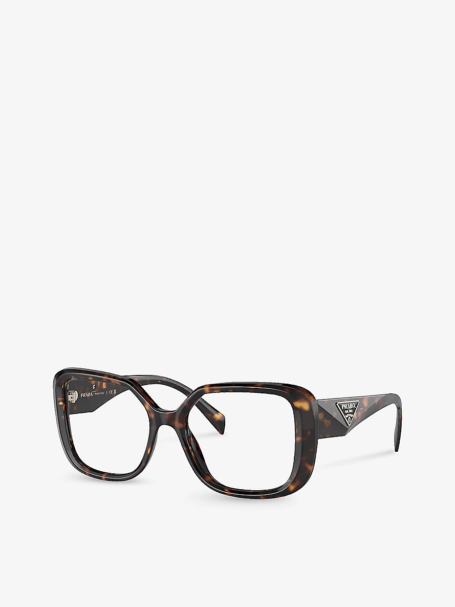 PR 10ZV square-frame tortoiseshell acetate optical glasses - 2