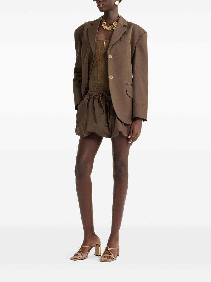 PATOU belted gabardine jacket outlook