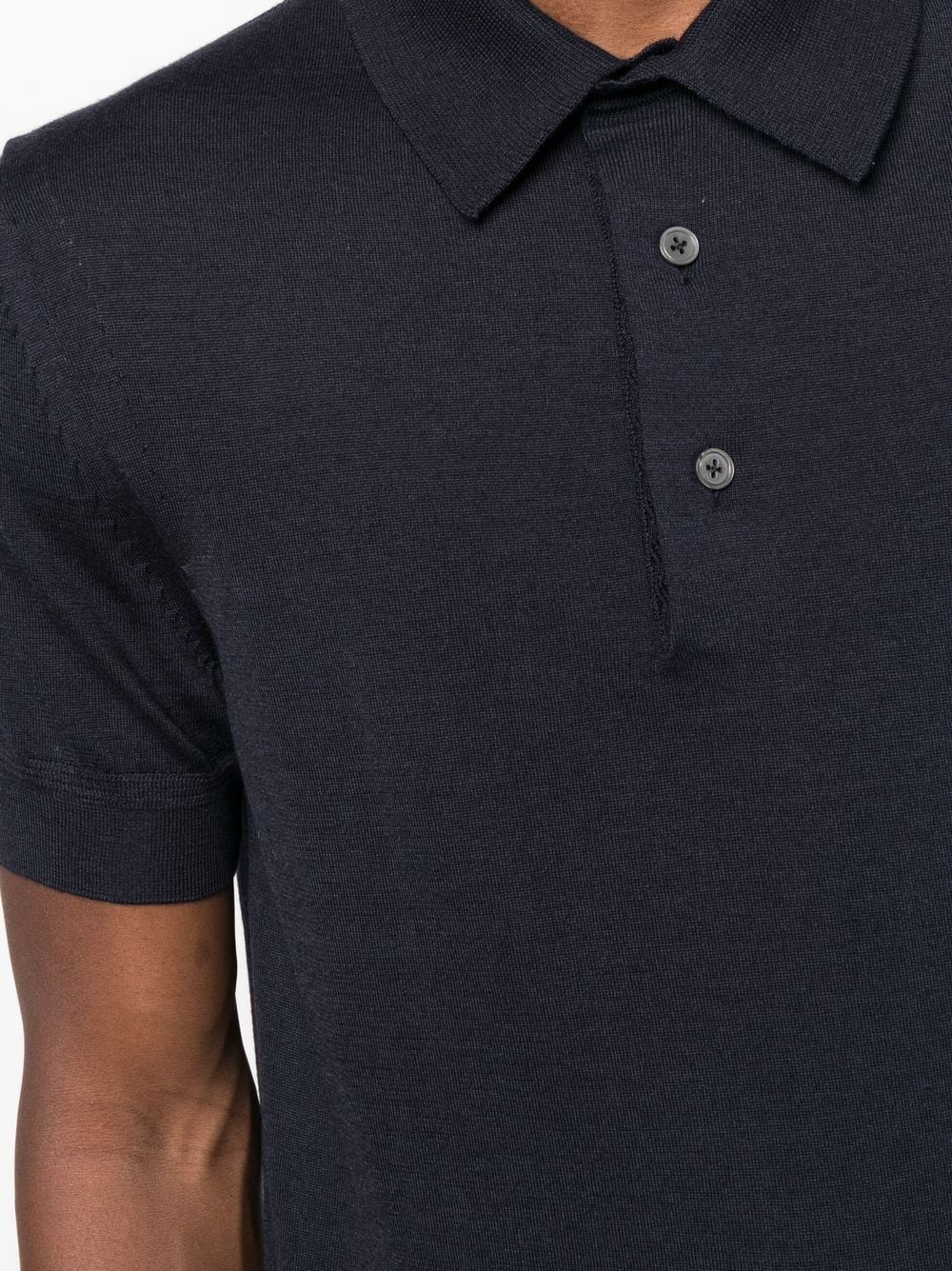 cashmere-silk polo shirt - 5