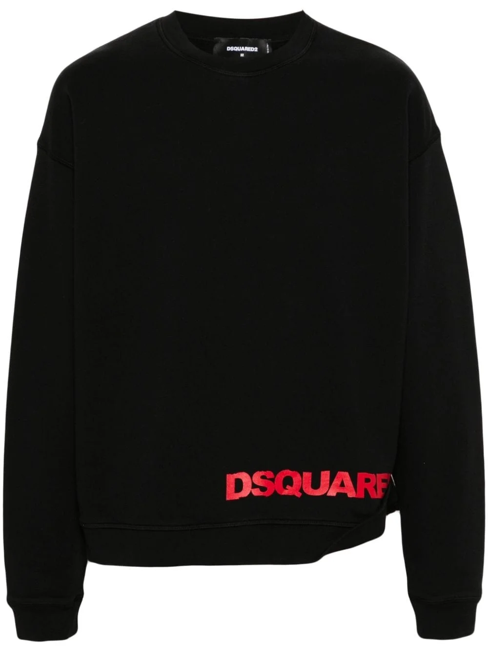 logo-print cotton sweatshirt - 1