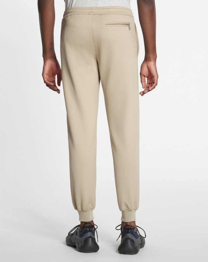 SWEATPANTS WITH EMBROIDERED LANVIN TRIANGLE LOGO 4