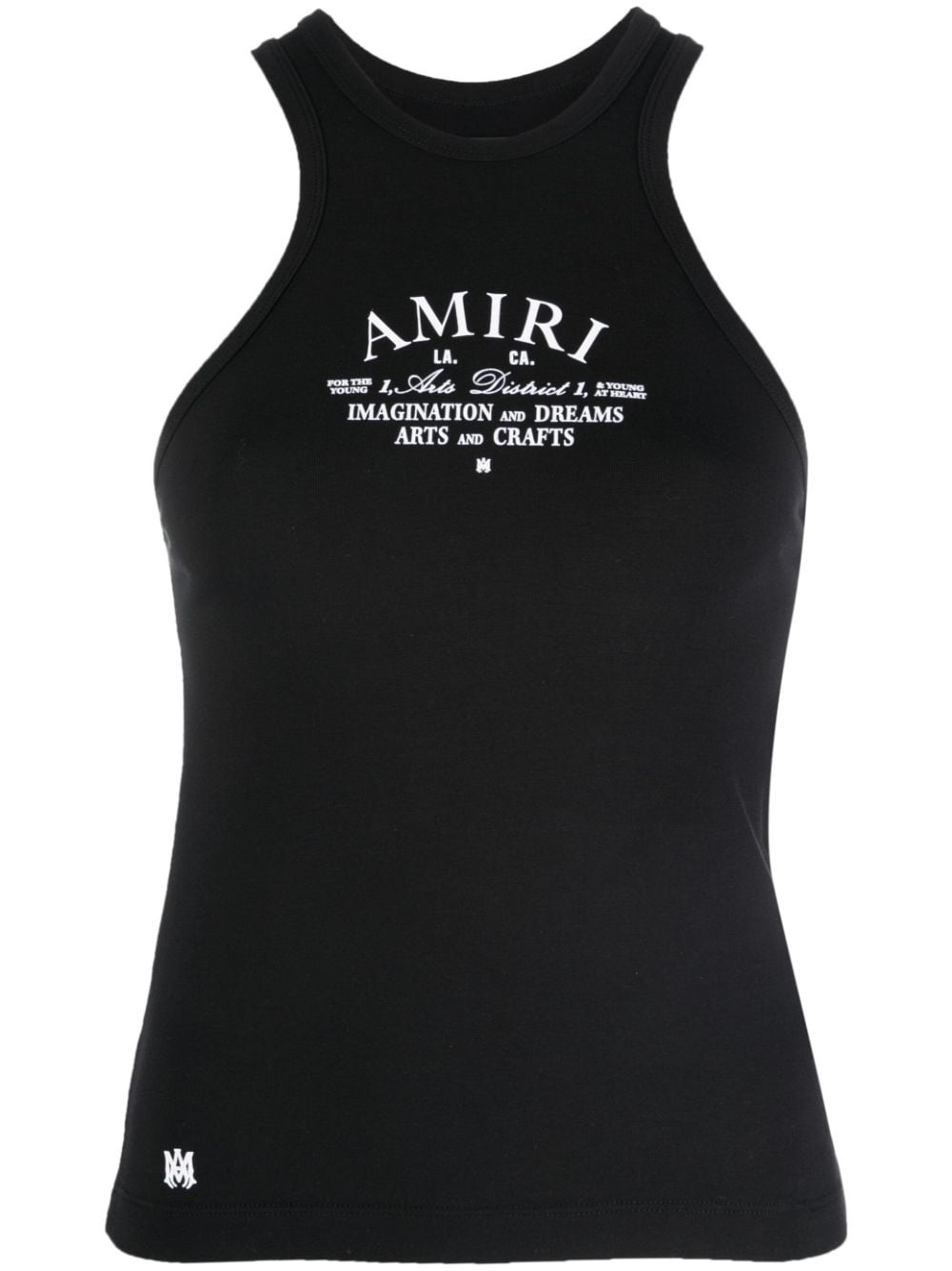 logo-print tank top - 1