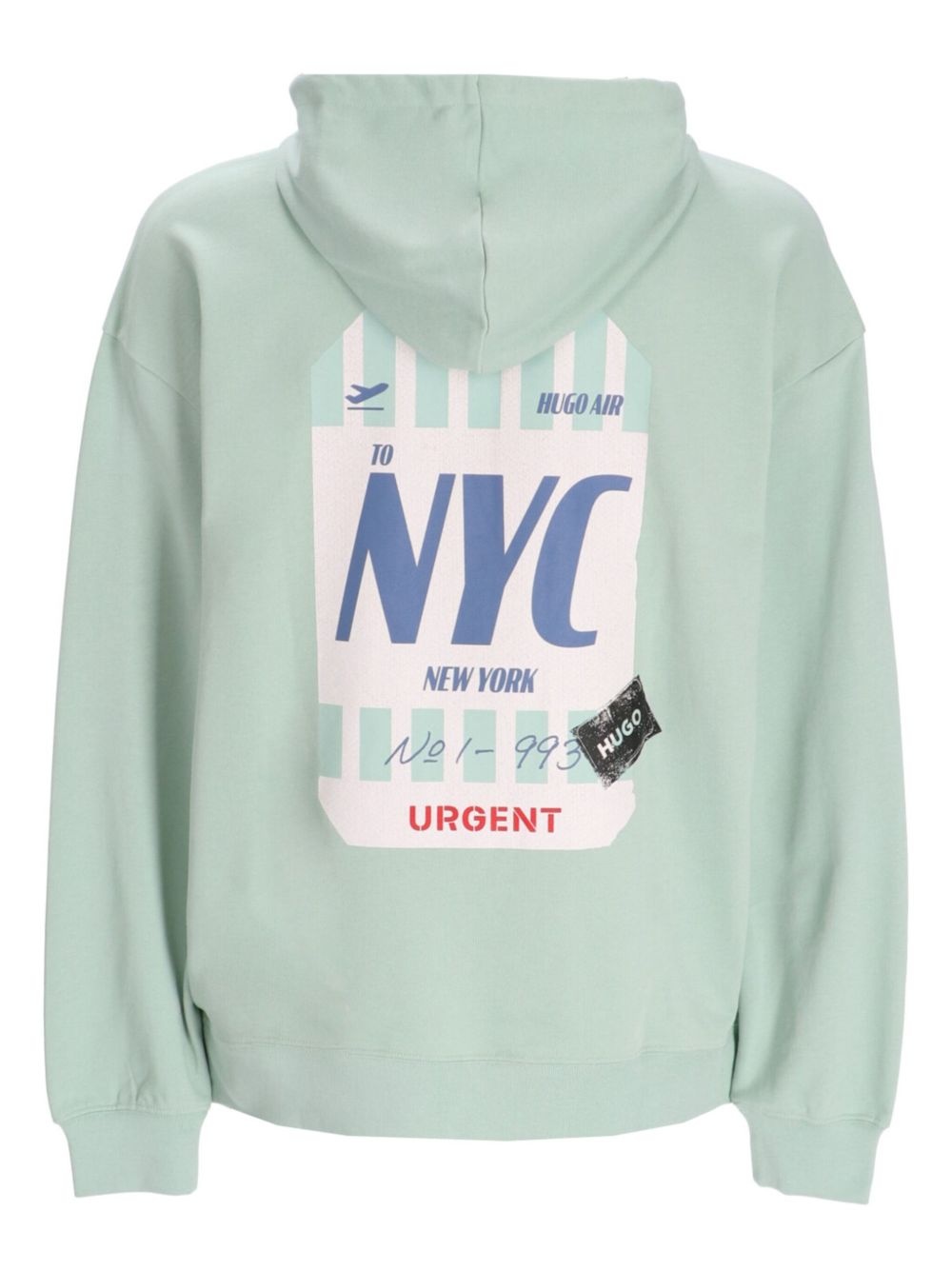 graphic-print cotton hoodie - 2