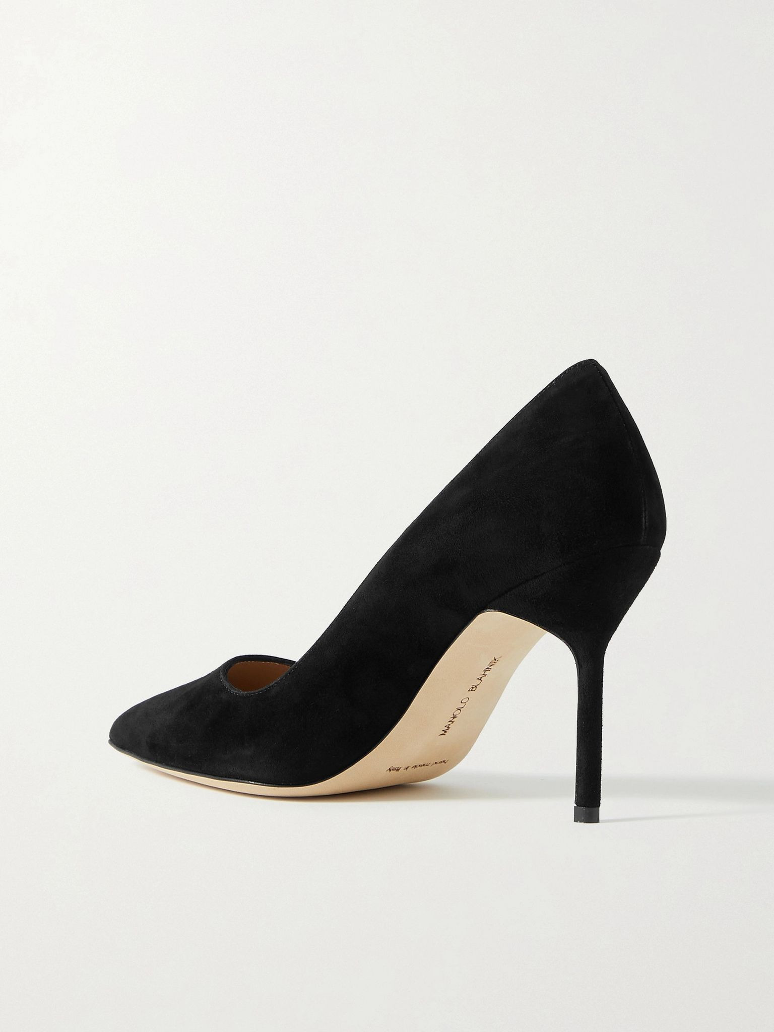BB 90 suede pumps Black - 3