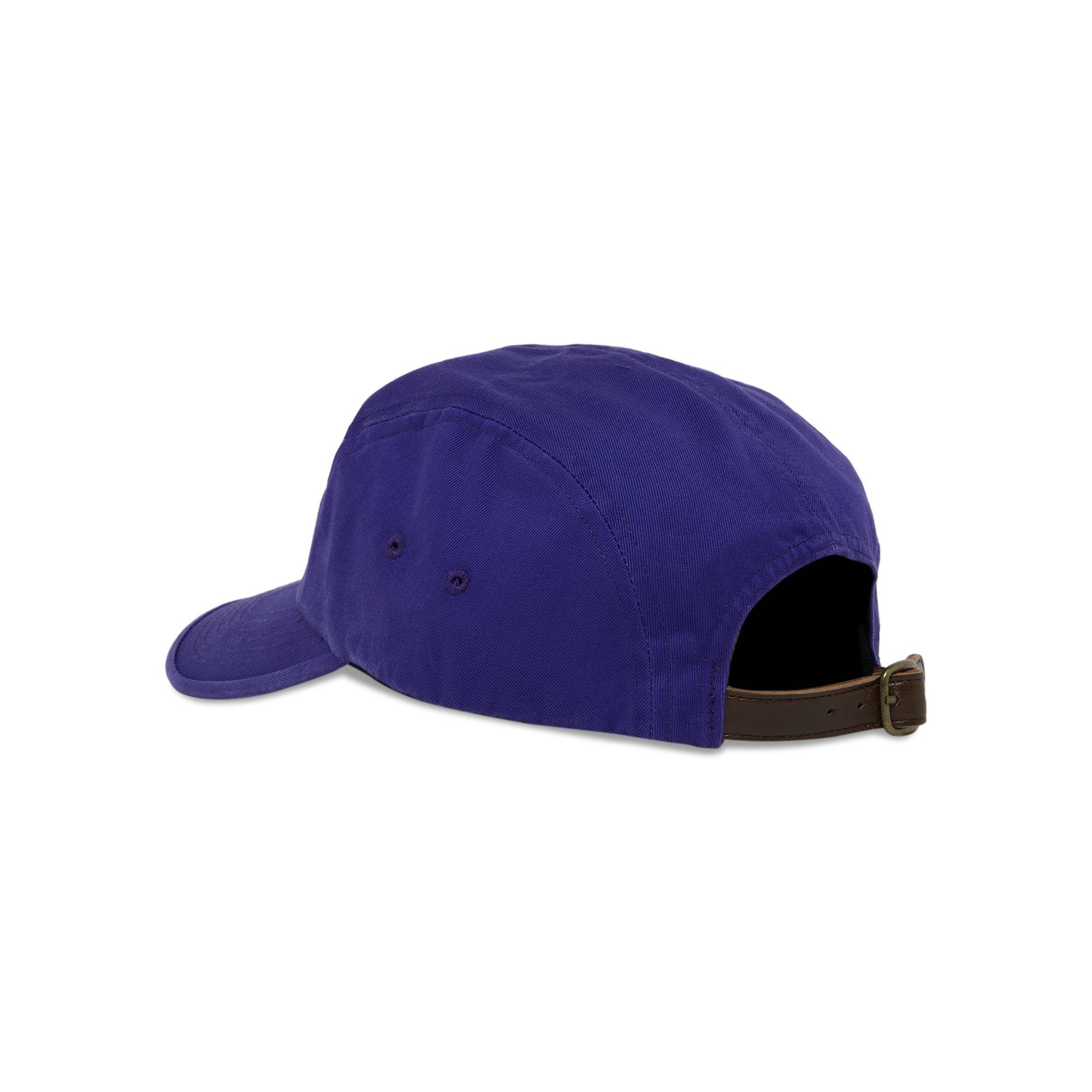 Supreme Washed Chino Twill Camp Cap 'Purple' - 3