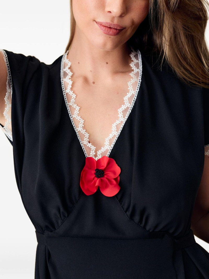 SLEEPER Poppi Mini Dress in Black outlook