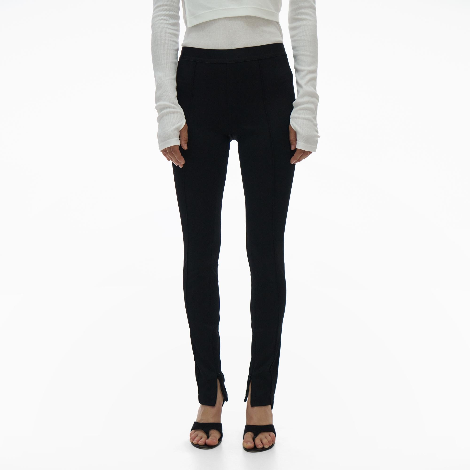 CORE DOUBLE NEEDLE RIB LEGGING - 3