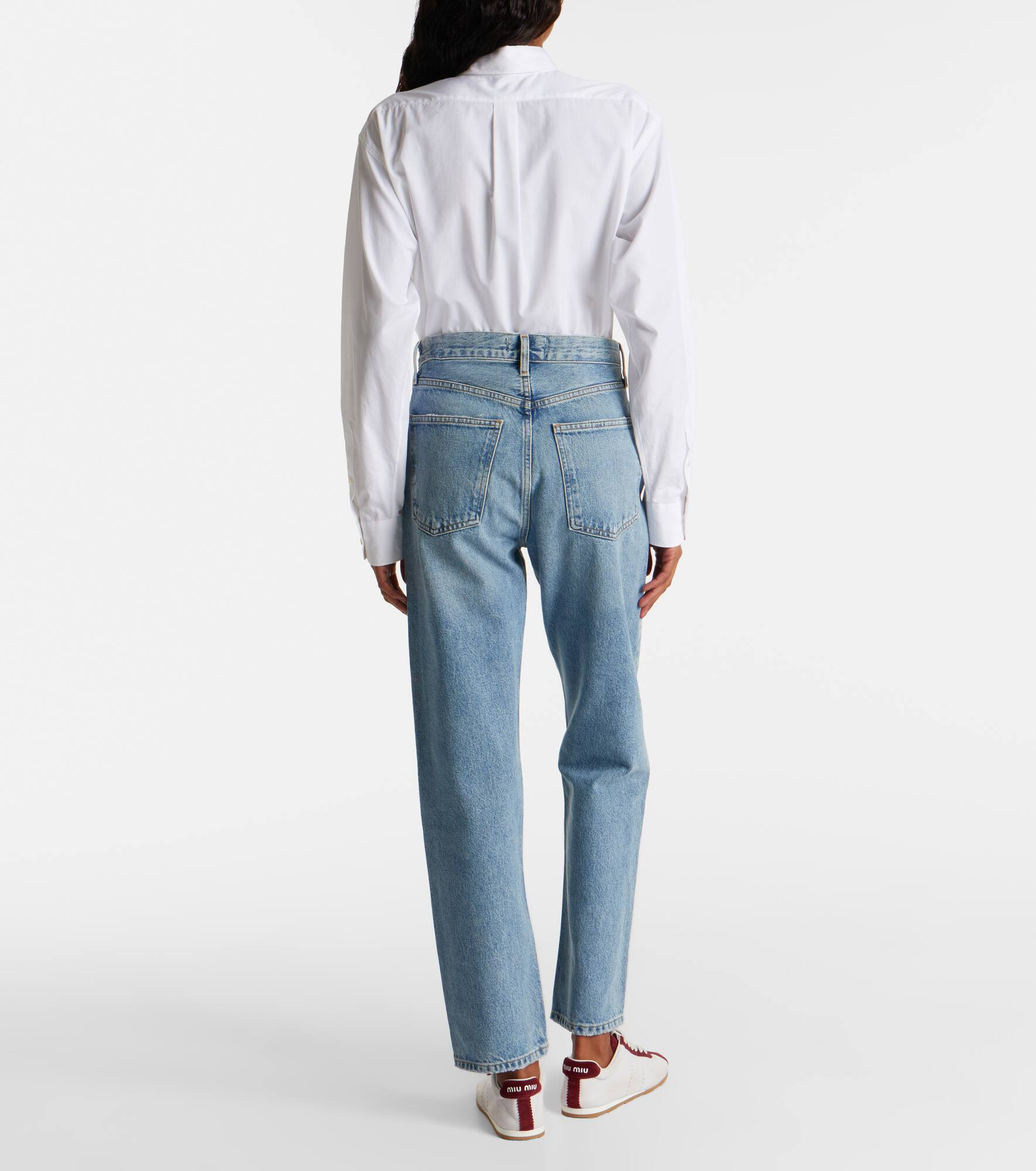 90's Pinch Waist high-rise straight jeans - 3