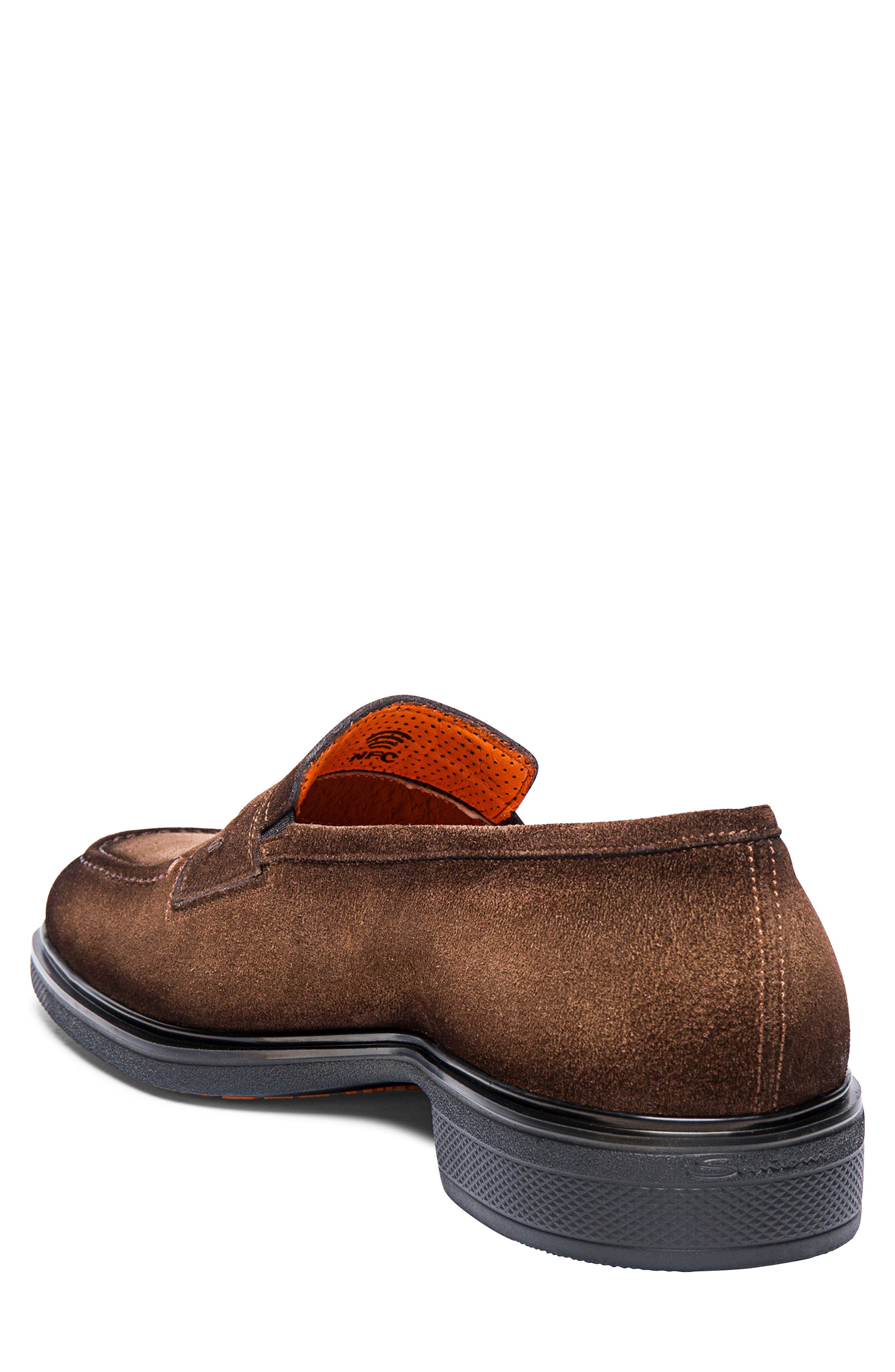 Santoni Easy Penny Loafer in Brown at Nordstrom - 2