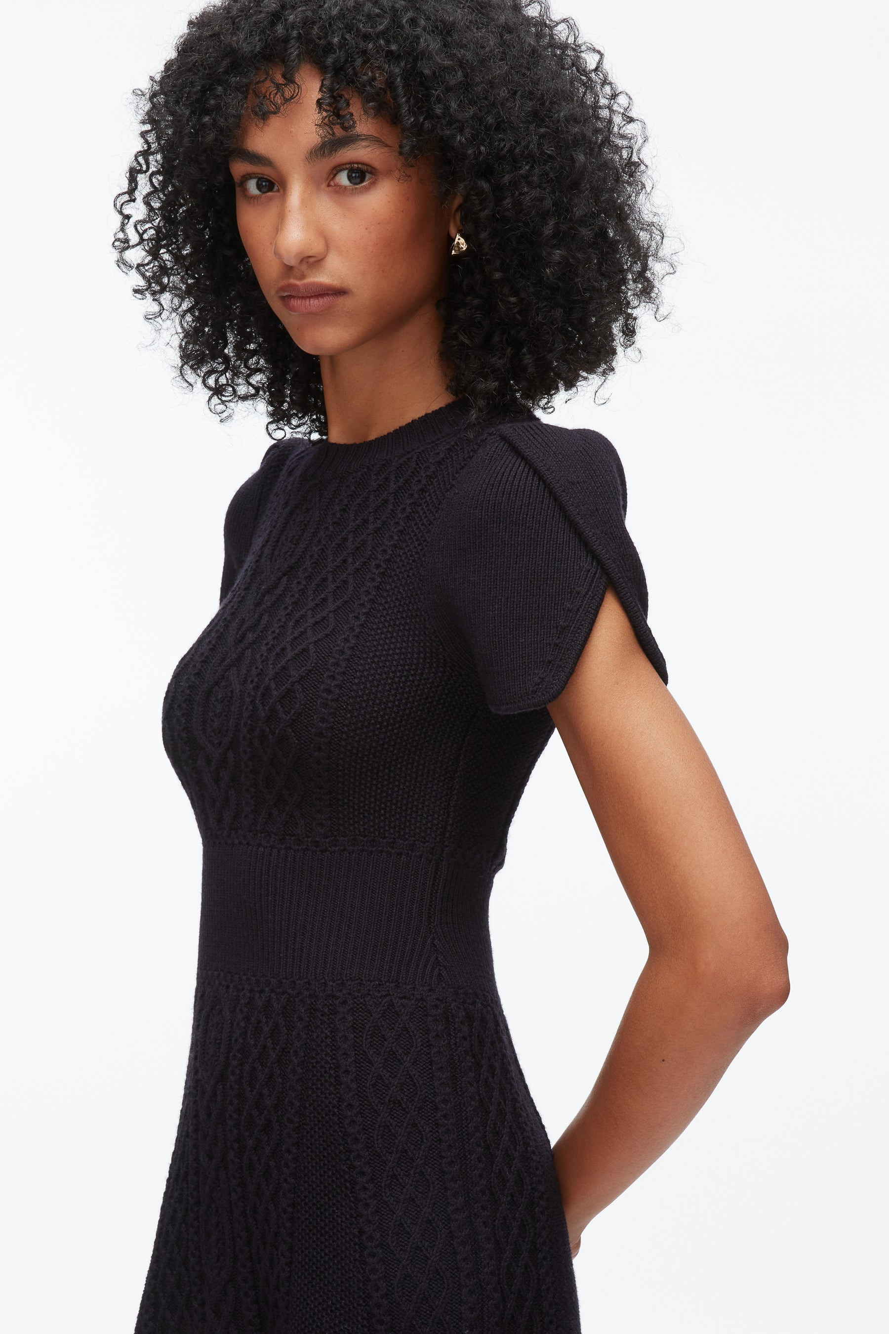 Cable Mix Tulip Dress - 5