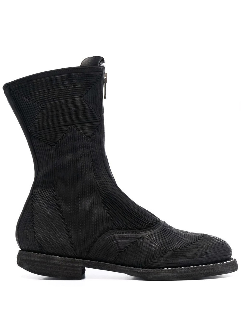 zipped ankle boots 1