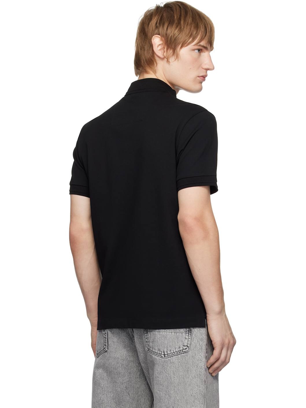 Black Double B Monogram Polo - 3