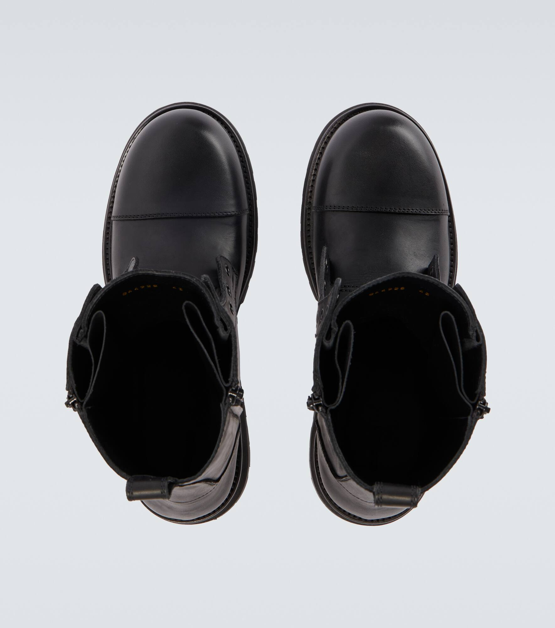 Truck leather combat boots - 4