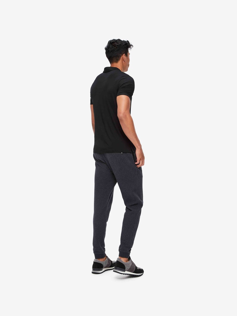 Men's Polo Shirt Basel Micro Modal Stretch Black - 4