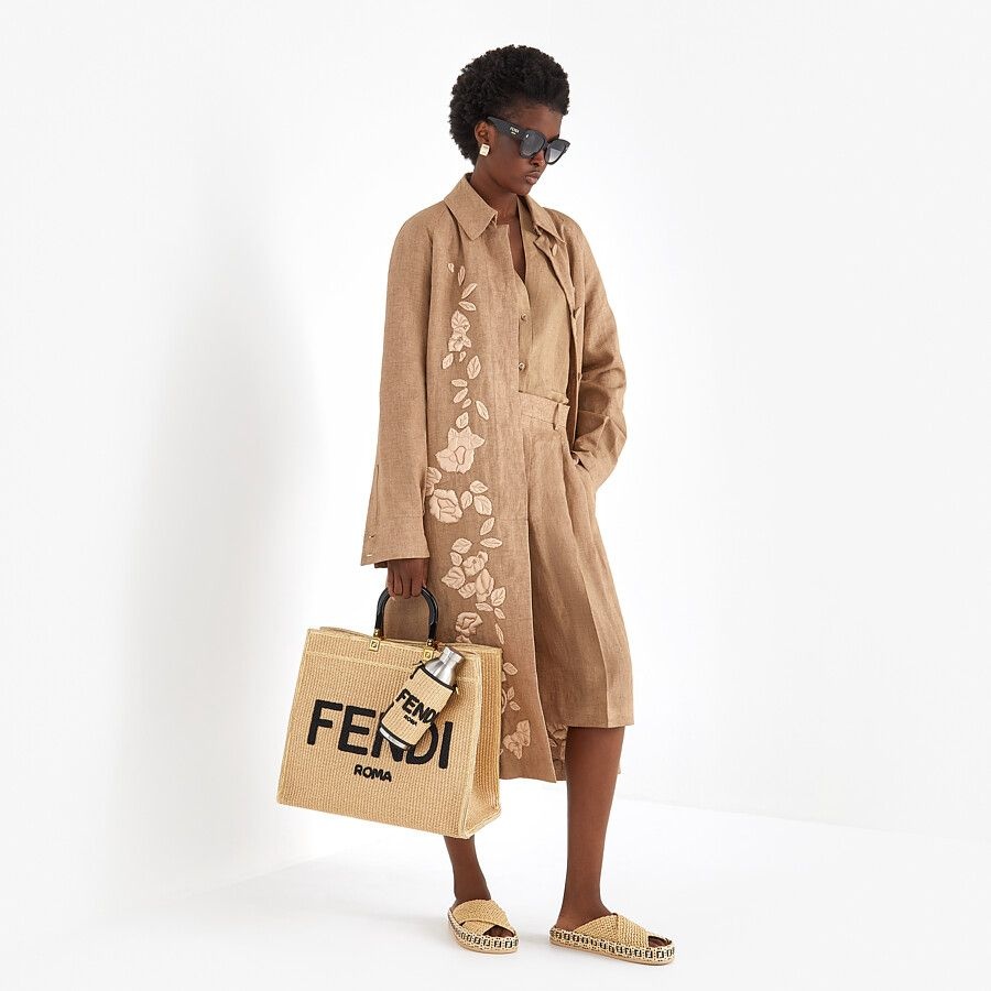 Beige linen shirt - 4