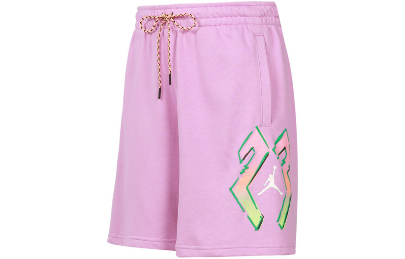 Jordan Jordan Alphabet Pattern  Straight Shorts Men's Purple CZ4848-591 outlook