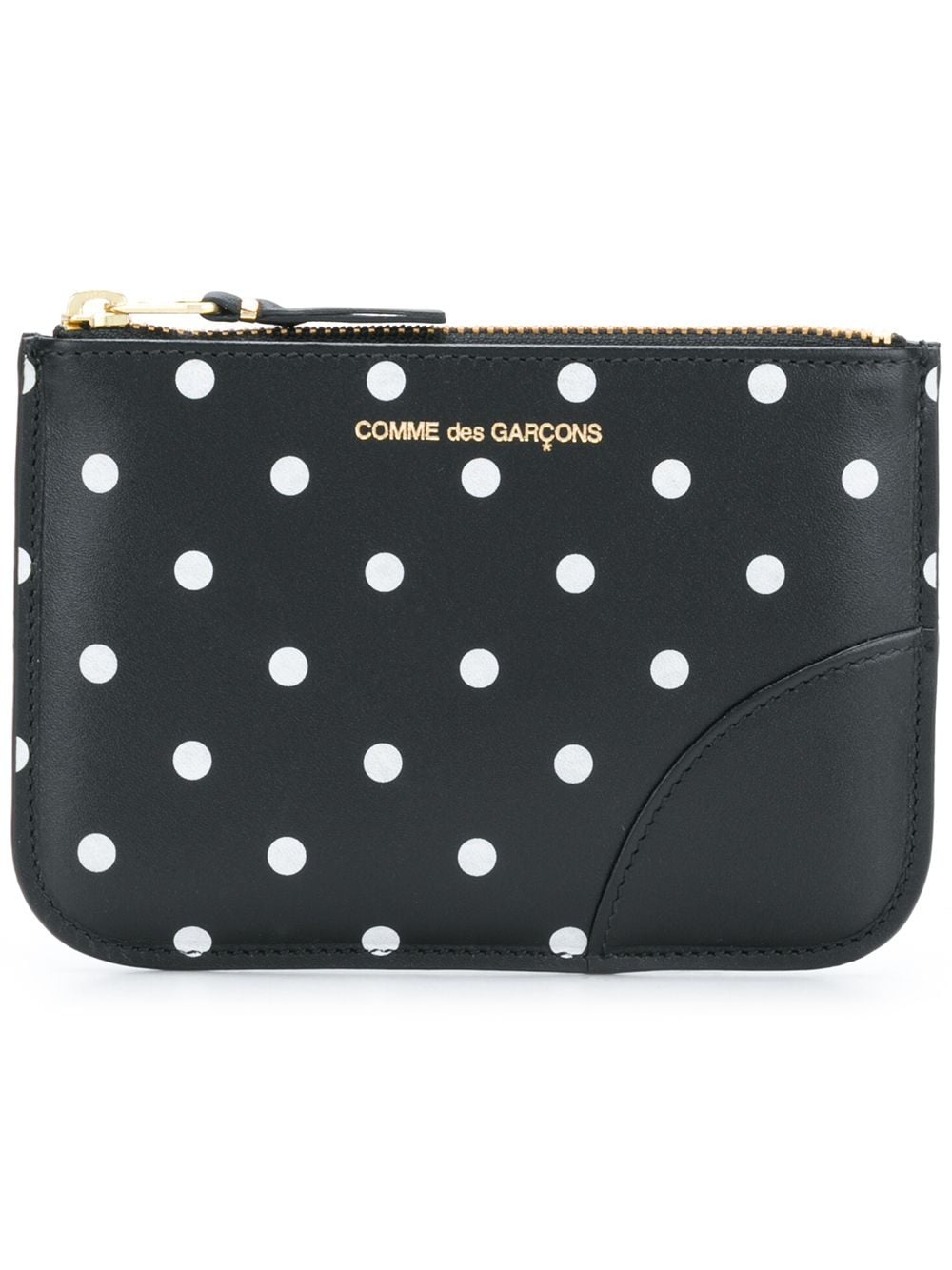 polka-dot logo pouch - 1