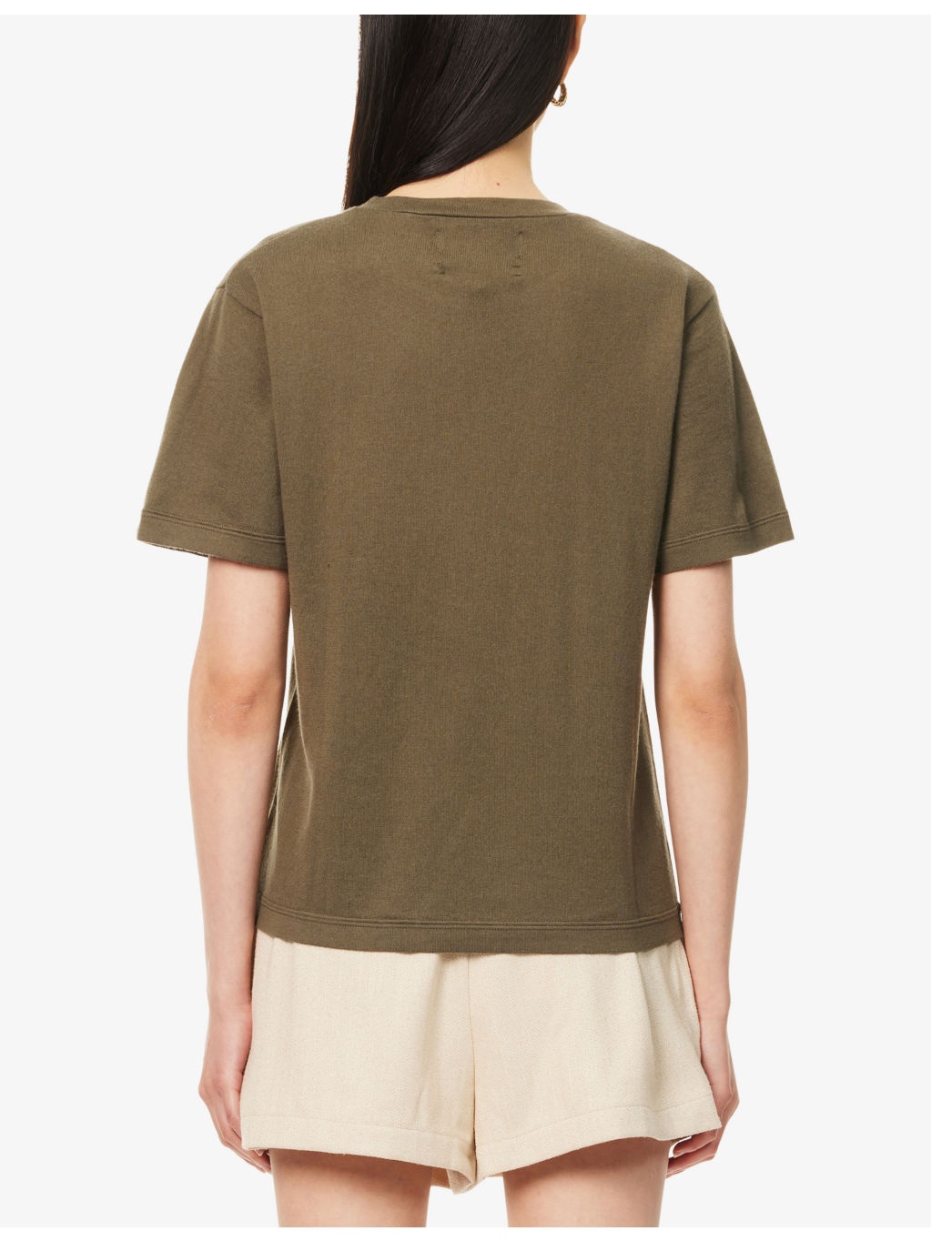 Cuba Round-Neck Cotton and Cashmere-Blend Knitted T-Shirt - 4