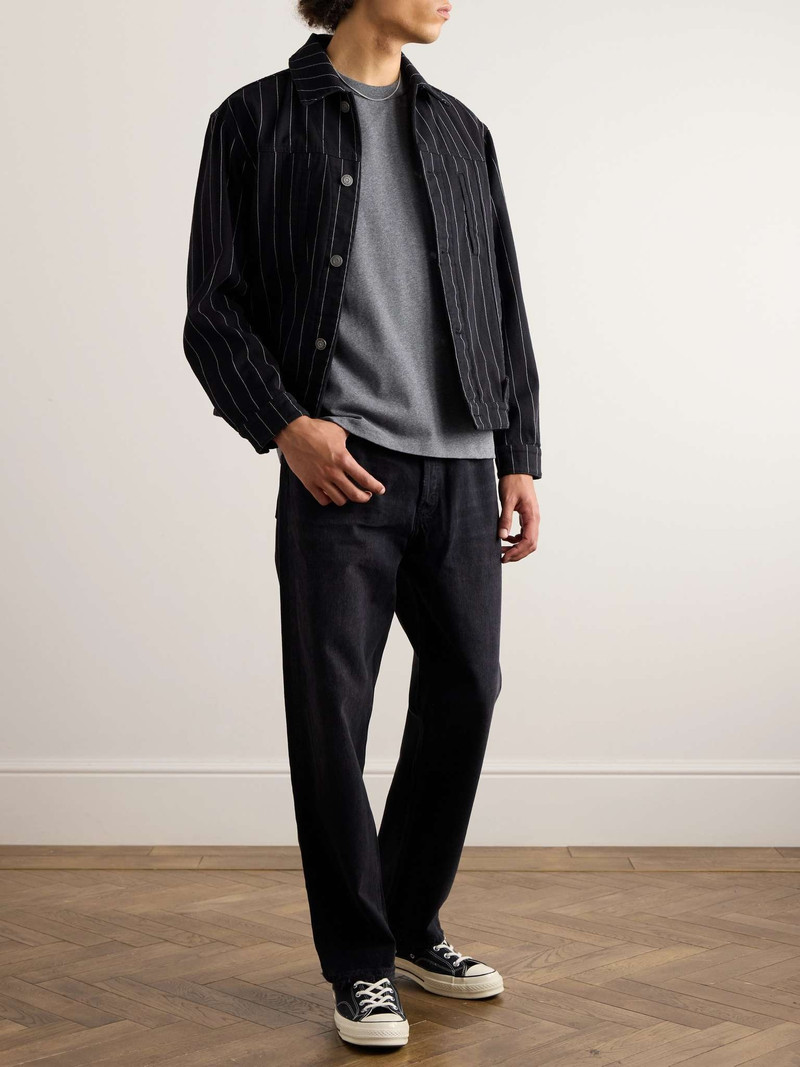 A.P.C. Logo-Flocked Cotton-Jersey T-Shirt outlook