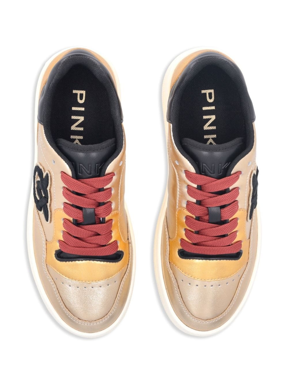 Mandy 01 laminated-leather sneakers - 5