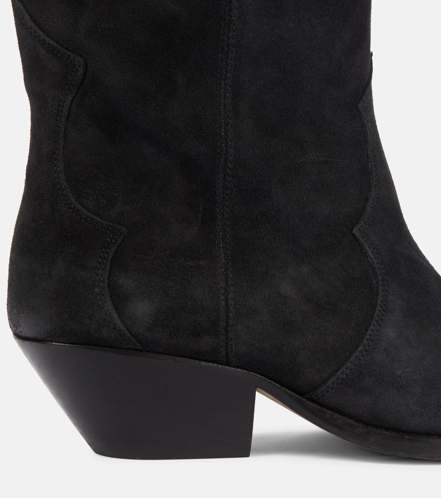 Denvee suede knee-high boots - 5