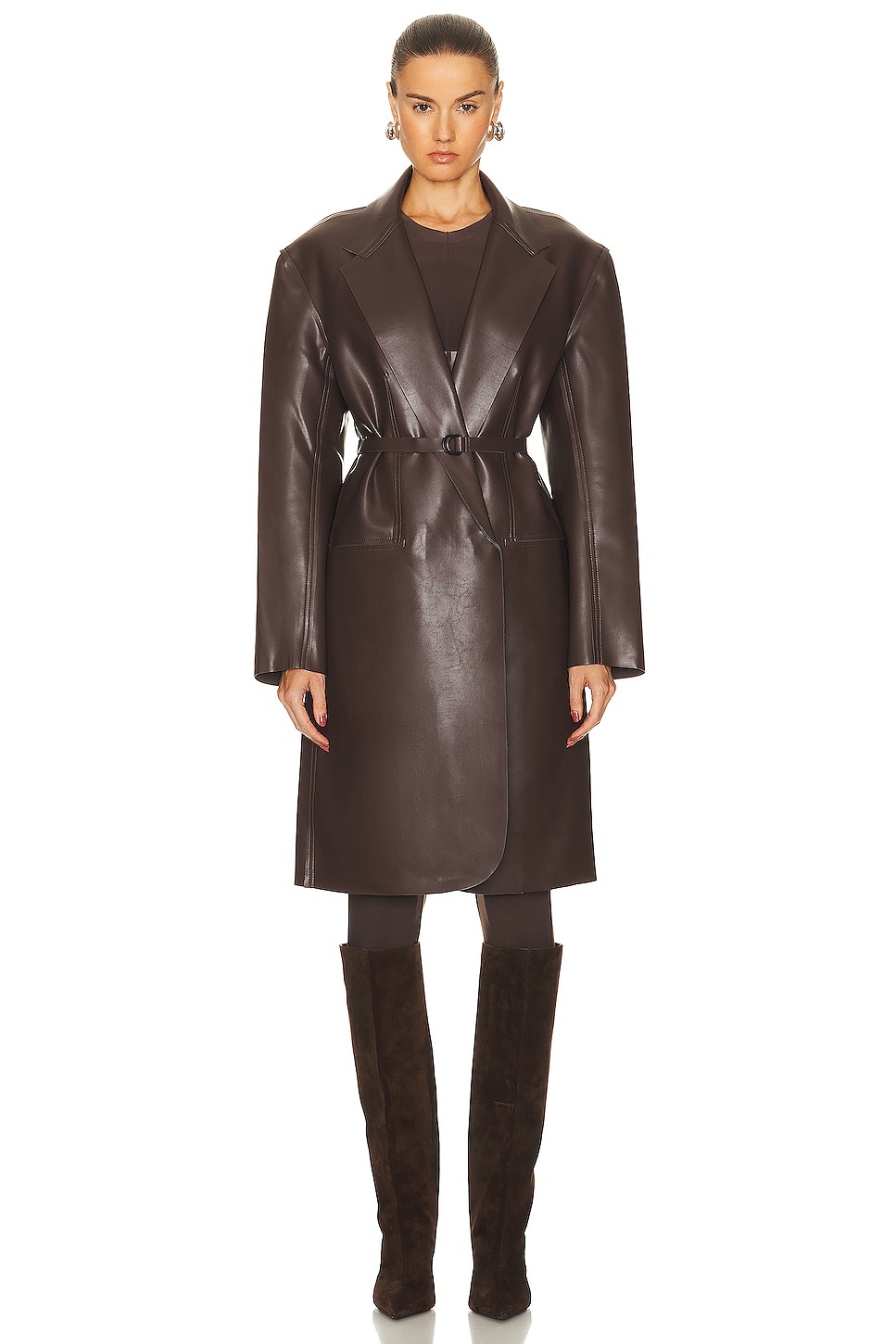 Oversized Single Breasted Jacket - 2