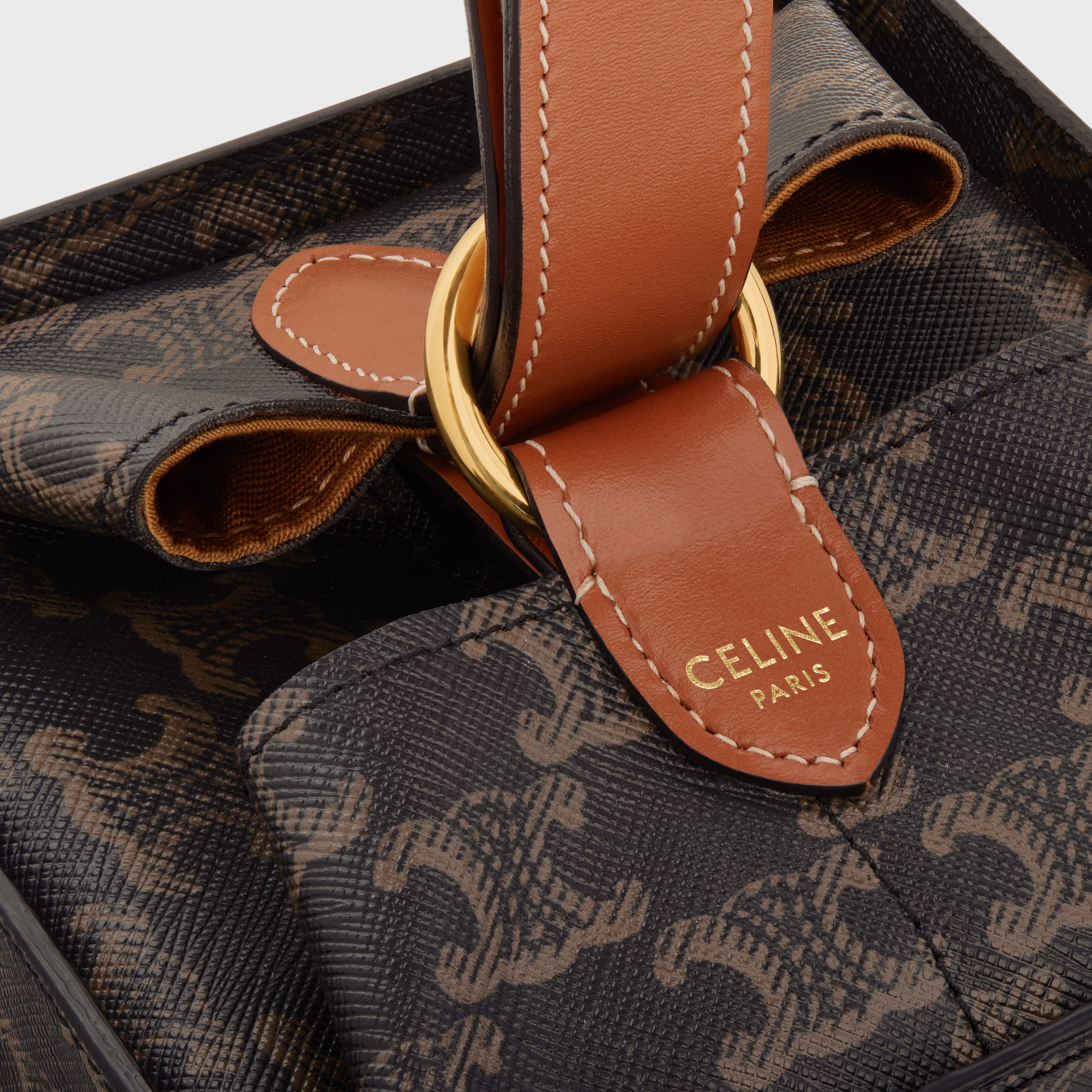 STRAP BOX in Triomphe Canvas and calfskin - 4