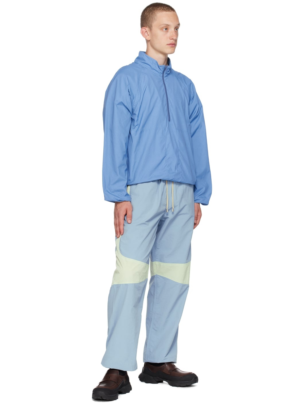 Indigo Drawstring Track Pants - 4