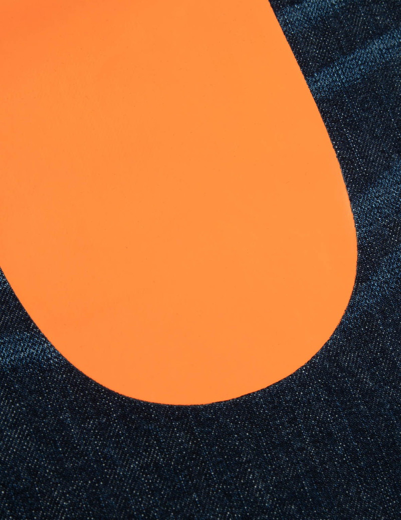 DAICOCK PRINT BAGGY-FIT JEANS #2000 12